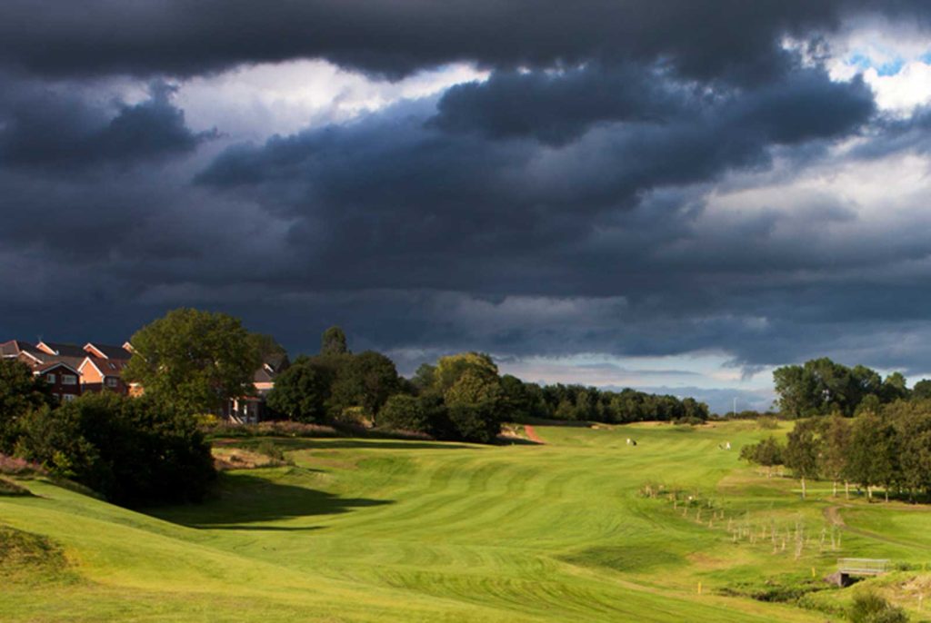 Panoramic view of Bury Golf Club course