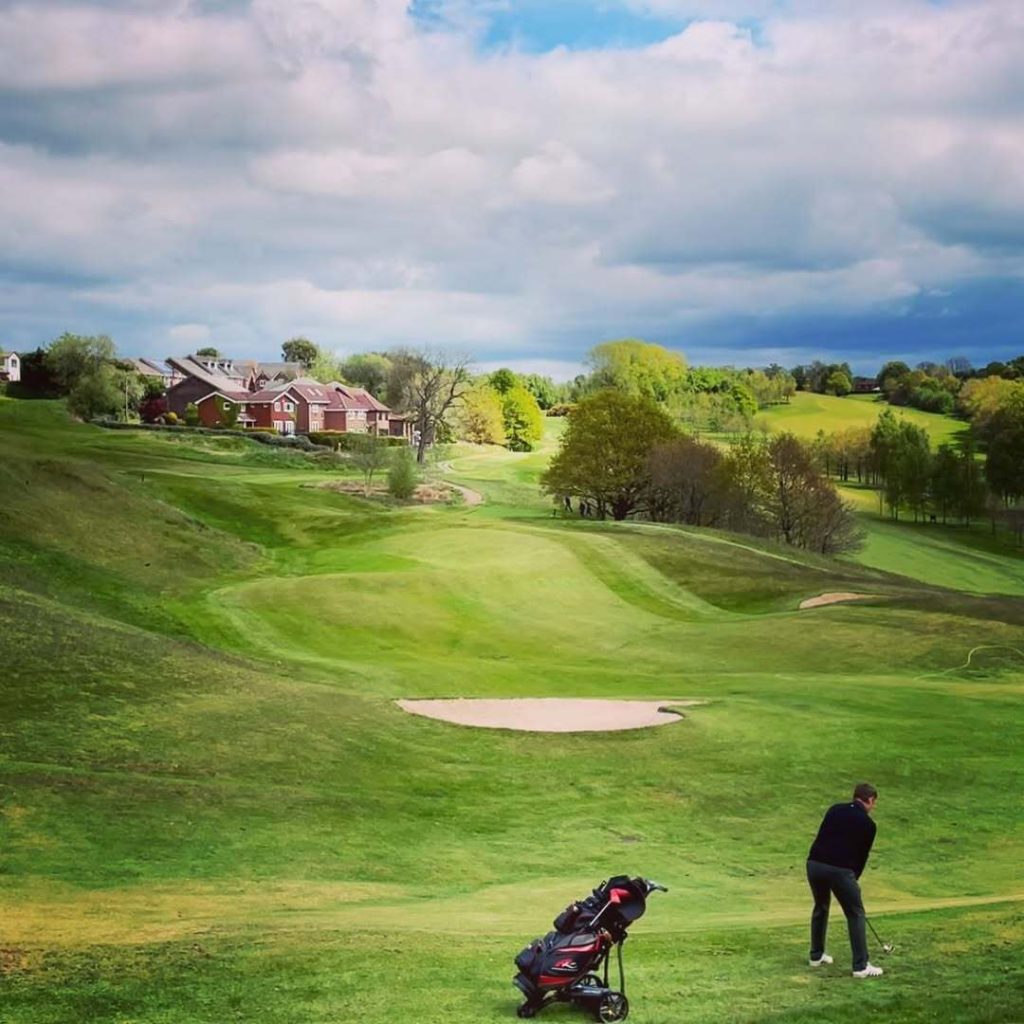 Golf coaching on the fairway at Bury Golf Club